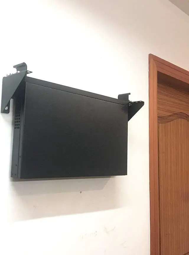 Alt view image 3 of 6 - Jingchengmei Lightweight 4U 19 Inch Folding Vertical Wall Mount Rack Wall Mountable Server Rack (4U35P)