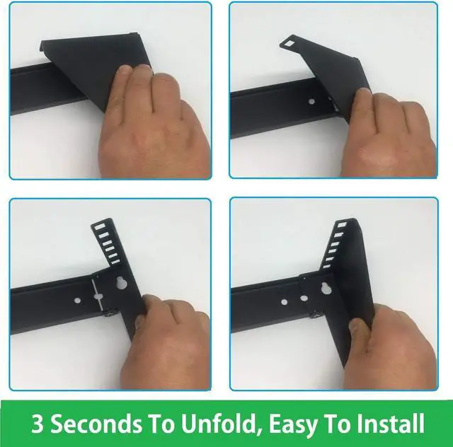 Alt view image 2 of 7 - JINGCHENGMEI 19 Inch 2U Heavy Duty Vertical Wall Mountable Rack and 125 lb Wall Mountable Server Rack (MFT-HVWRF2U), Welcome to consult