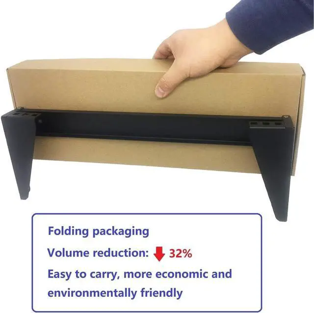 Alt view image 7 of 7 - JINGCHENGMEI 19 Inch 1U Heavy Duty Vertical Wall Mountable Rack and 125 lb Wall Mountable Server Rack (MFT-HVWRF1U)