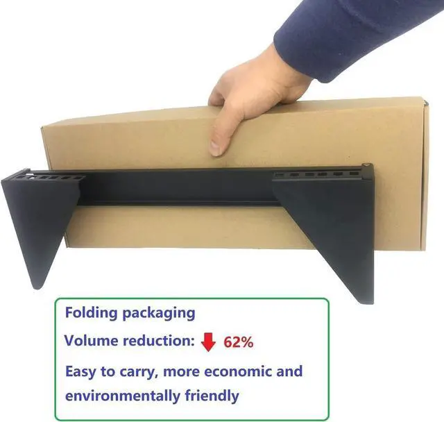 Alt view image 7 of 7 - JINGCHENGMEI 19 Inch 2U Heavy Duty Vertical Wall Mountable Rack and 125 lb Wall Mountable Server Rack (MFT-HVWRF2U), Welcome to consult