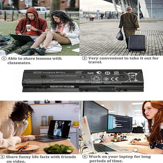 Alt view image 7 of 7 - BAJ MO06 MO09 671731-001 Laptop Battery for HP Envy M6-1045DX M6-1035DX M6-1125DX Pavilion DV4-5000 DV6-7000 DV6-7014nr DV7-7000 DV7t-7000 672412-001