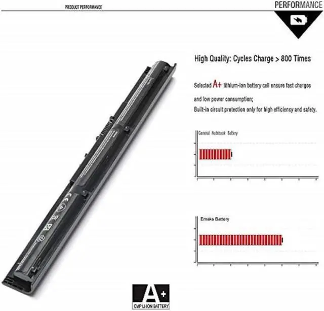 Alt view image 4 of 6 - VI04 Battery 756743-001 for HP Pavilion Beats Special Edition 15-P 15-p390nr 15-p008au 15-p016au 15-p071nr 15-p030nr 15-k020us 15-p099no 15-p020ca 15-p393nr 15-p099nr p017au 15z-p000 17-p000 17-f000