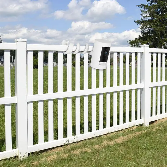 Alt view image 4 of 7 - 2Pack Flexible Twist Mount for Ring Stick Up Cam & Ring Outdoor Cam Plus, Flexible Gooseneck Mounting Bracket to Attach Your Camera Anywhere with No Tools - White