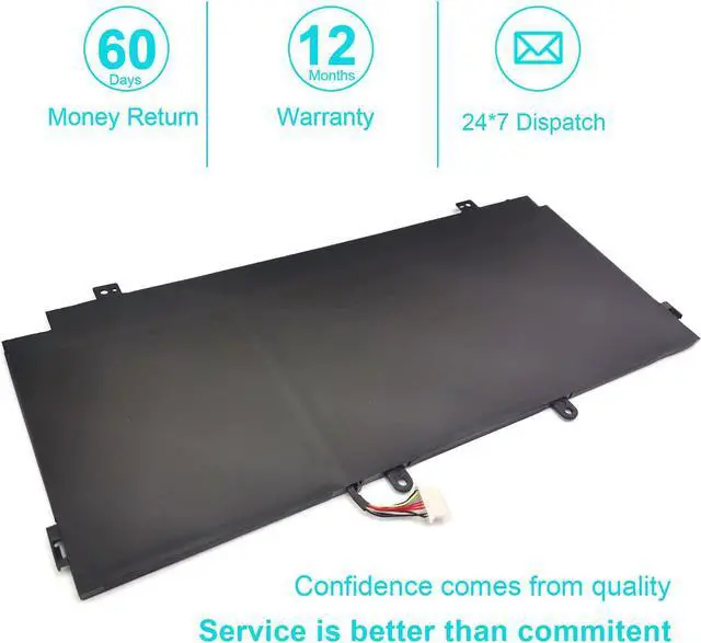 Alt view image 3 of 7 - SH03XL 859356-855 Laptop Battery for HP Spectre X360 13-AC0XX 13-AC033DX 13-AC023DX 13-AC013DX 13-AC063DX 13-AC052NA 13-W0XX 13-W063NR 13-W013DX 13T-AB000 HSTNN-LB7L 859026-421 CN03XL 11.55V 57.9WH