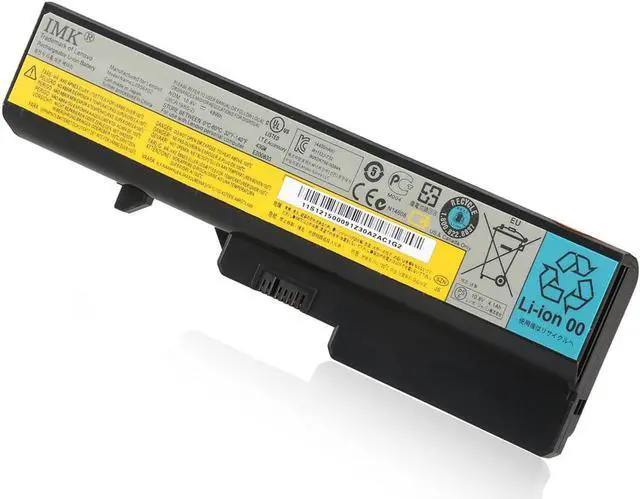 Alt view image 2 of 5 - IMK Replacement Laptop Battery for Lenovo G460 G560 B570 V360 V570 IdeaPad Z560 Z565 - High Performance Li-ion Battery G460[6 Cells/4400mAh/48Wh]