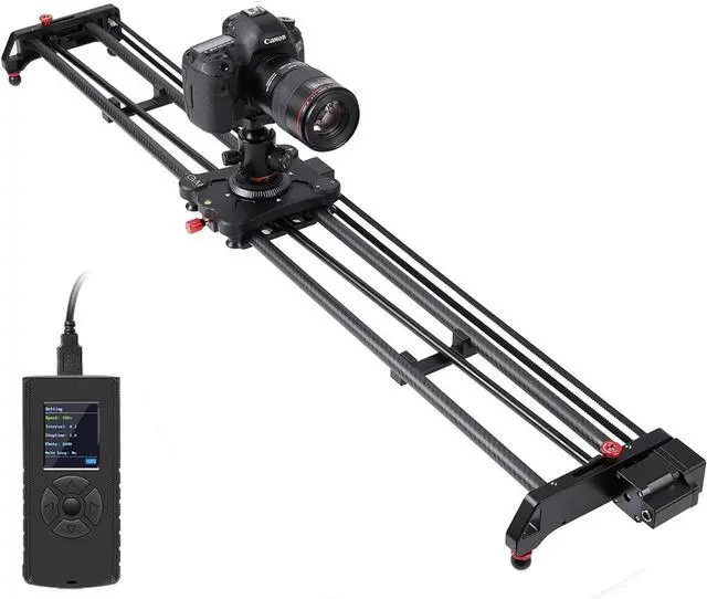 Main image of Great Video Maker Camera Motorized Slider,48"/120CM,Automatic Round Trip,Time Lapse,Panoramic Shooting,Video Capture,Slider Smooth and Stable,with Battery