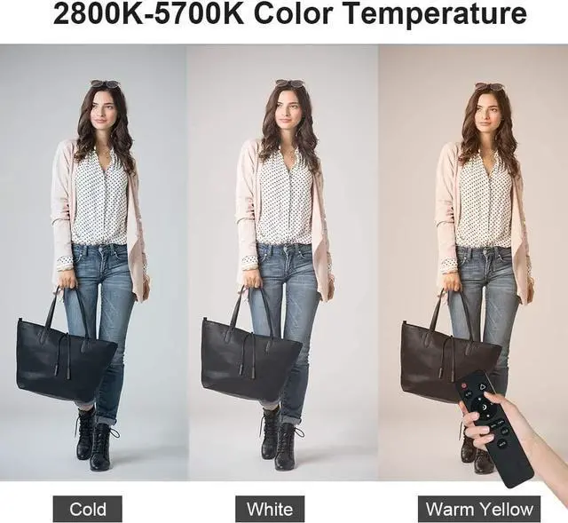 Alt view image 5 of 6 - MOUNTDOG Softbox Lighting Kit, 2x19.7"x27.5" Photography Continuous Lighting System with 2pcs 85W 5700K E27 Socket LED Bulbs and Remote for Portrait Product Fashion Photography