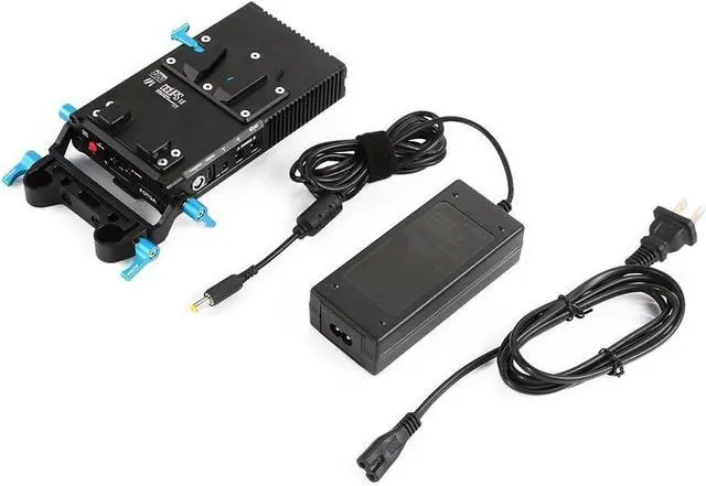 Alt view image 6 of 7 - DP500 15mm Rail Power Supply V Mount Battery Plate & Charger for DSLR Mirrorless Camera Monitor Video Transmitter A7/A7R/A7S A9 GH6 S5II Canon R5C R50 R8 R10 Z8 Z9 BMPCC 4K 6K Pro