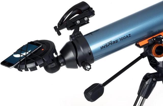 Alt view image 20 of 20 - Celestron Inspire 100AZ Telescope, Refractor