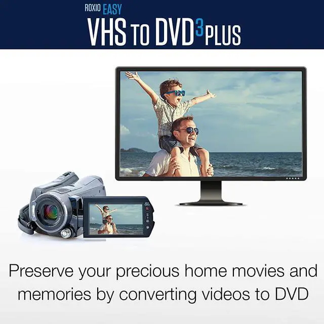 Alt view image 3 of 7 - Roxio Easy VHS to DVD 3 + Easy CD DVD Burning 2 Bundle | VHS Hi8 V8 Video to DVD or Digital Converter | Disc Burner & Video Capture [PC Disc]