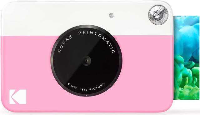 Kodak Printomatic Instant Camera (Pink) Gift Bundle Zink Paper (20 Sheets)  • Price »