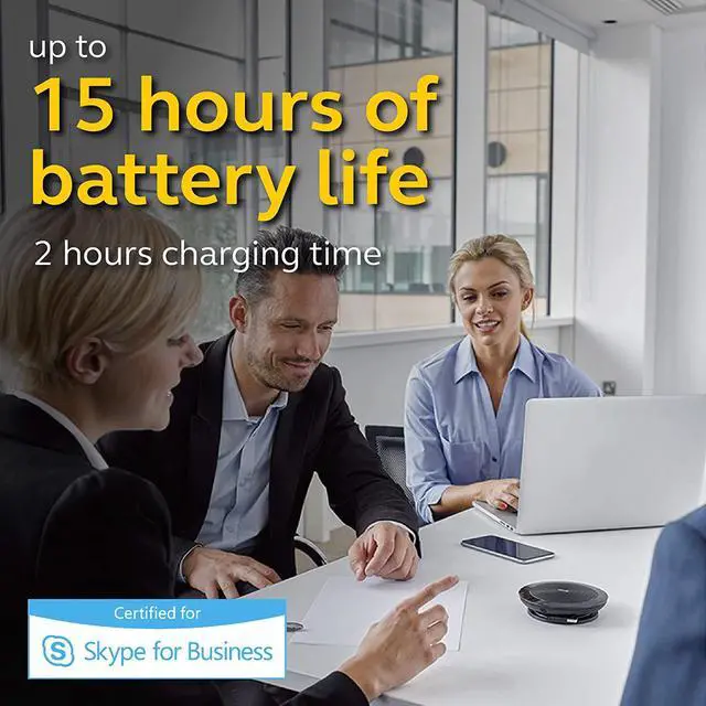 Alt view image 2 of 6 - Speak 510 MS Wireless Bluetooth Speakerphone  Outstanding Sound Quality, Portable Conference Speaker for Holding Meetings Anywhere - Certified for Microsoft Teams