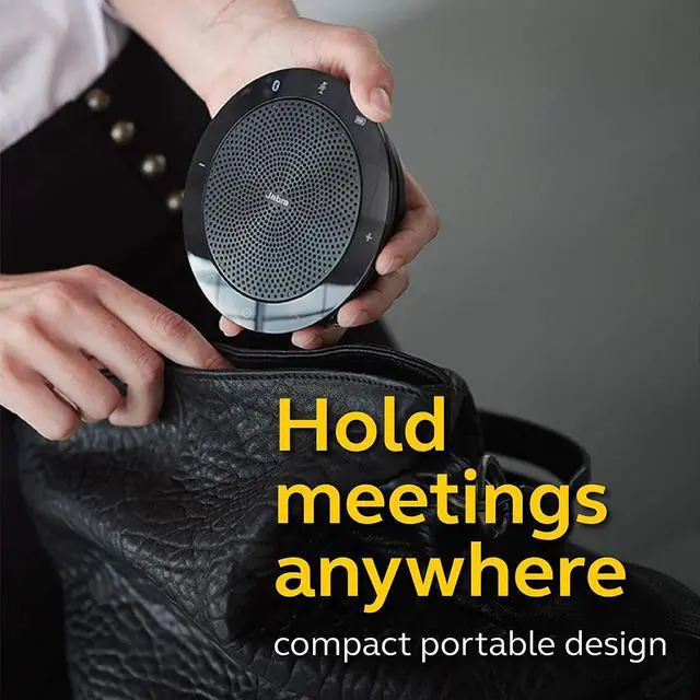 Alt view image 4 of 6 - Speak 510 MS Wireless Bluetooth Speakerphone  Outstanding Sound Quality, Portable Conference Speaker for Holding Meetings Anywhere - Certified for Microsoft Teams