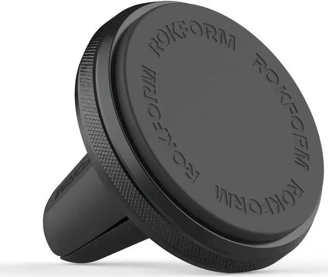 Alt view image 4 of 7 - Rokform - Magnetic Air Vent Mount, Super Grip Car Truck & Van Vent Clip, Aluminum Cell Phone Holder, Removable Vent Magnet Mount, Specially Designed for Rokform Cases (Black)