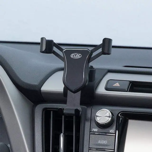 Alt view image 2 of 7 - Universal Car Phone Holder Fit for Toyota RAV4 2013 2014 2015 2016 2017 2018 Air Vent Phone Mount Adjustable Car Phone Cradle Fit for iPhone  4-7 Inches Smartphone