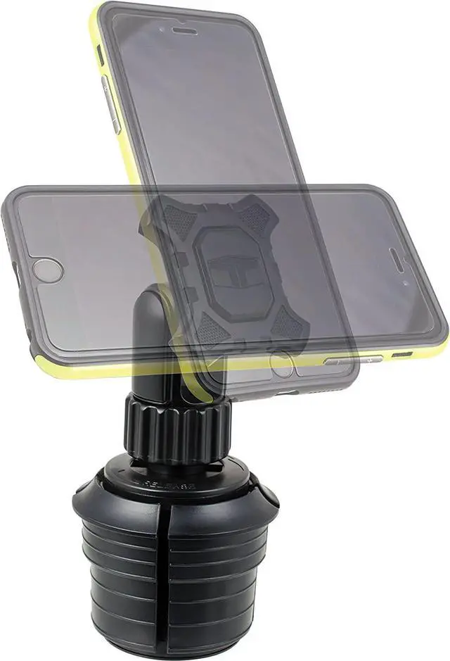 Alt view image 2 of 4 - custom accessories Tuff Tech 23384 Heavy Cup Mount Magnetic Phone Holder