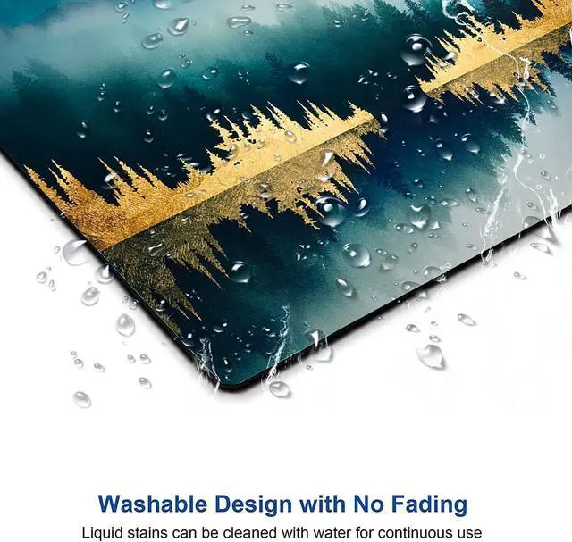 Alt view image 5 of 6 - Mountains Mouse Pad Landscape Mouse Pad Mouse Mat Square Waterproof Mouse Pad Non Slip Rubber Base MousePads for Office Laptop 9.5x7.9x0.12 Inch