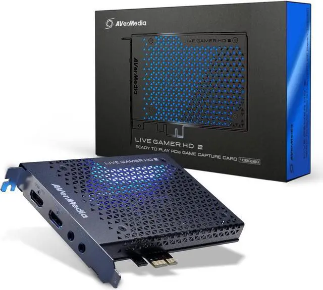 Alt view image 4 of 5 - AVerMedia Live Gamer HD 2-PCIe Internal Game Capture Card, Record and Stream in 1080p 60 with Multi-Card Support, Low-Latency Pass-Through on Xbox series x/s, PS5, Nintendo Switch, Windows 10 (GC570)