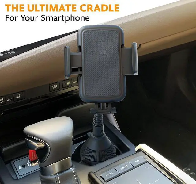 Alt view image 2 of 7 - Bestrix Universal Car Cup Holder Mount, Fits Most Standard Cup Holders, Compatible with iPhone 14/14 Plus/14 Pro/14 Pro Max