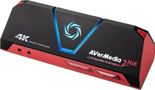 Alt view image 2 of 7 - AVerMedia GC513 Live Gamer Portable 2 Plus Capture Card, 4K Pass-Through, 1080p60 Game Streaming, Recording, for Windows 11 & MacOS 10.13 or later