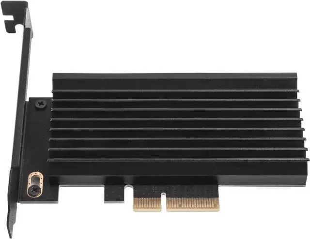 Alt view image 5 of 7 - SilverStone Technology ECM24-ARGB M.2 NVMe SSD NGFF M Key to PCIe x4 ARGB Adapter Card with heatsink and Thermal pad