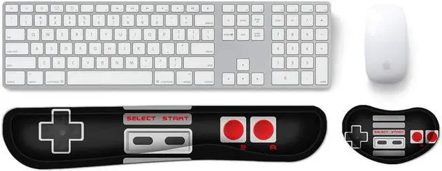 Alt view image 2 of 6 - KBSING Keyboard Wrist Rest Pad and Mouse Wrist Support for Office, Game,Computer, Laptop, Pain Relief Memory Foam Wrist Rest Set (WRT-05)