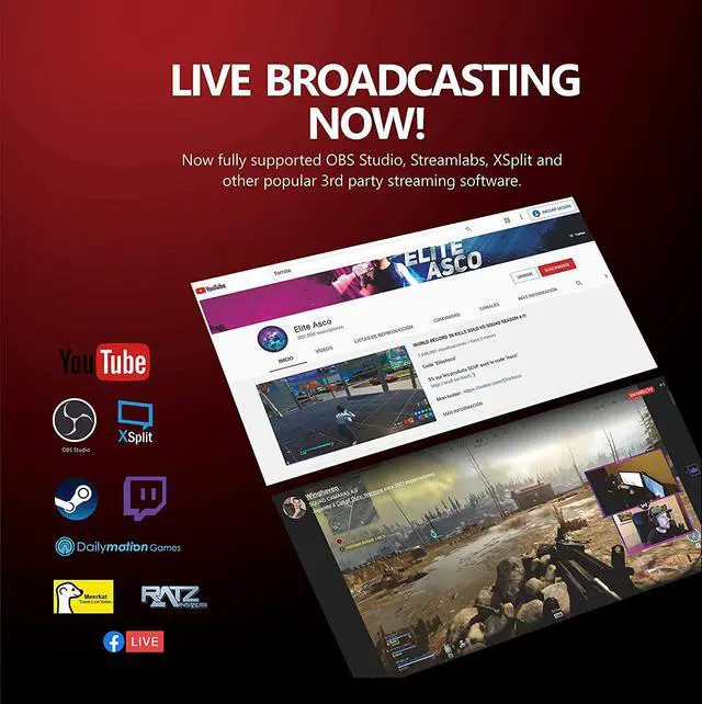 Alt view image 6 of 7 - CAM NOVA Video Capture Card, 1080P 4K HDMI Video Capture Card, USB 3.0 Cam Link HDMI Capture Device, Live Broadcast Record via DSLR Camcorder Action Cam Live Stream for MacOS X PC Windows 7 8 10