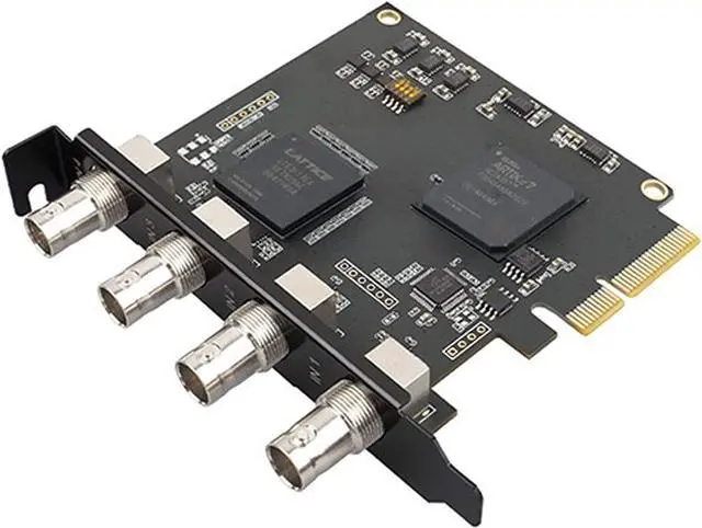 Main image of ELECABLE Quad SDI PCIe Video Capture Card, 4-Channel SDI Video Recorder Capture for Multi-Channel Live Streaming