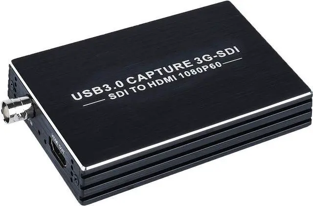 Main image of SDI Capture Card USB 3.0, SDI to USB 3.0 with HDMI Loopout, 1080P 60Fps SDI HDMI Video Audio Capture for Game Streaming Video Recording for Windows, Linux, OS