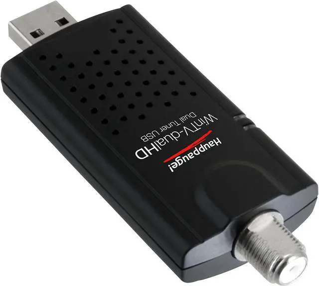 Main image of HAUPPAUGE WinTV-DualHD Dual USB 2.0 HD TV Tuner for Windows PC 1595,Black, Welcome to consult