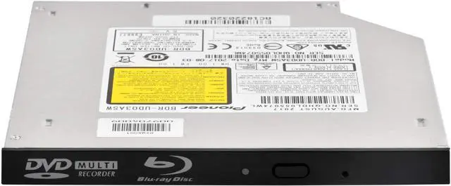Alt view image 5 of 8 - 9.5 mm tray-loading slim-line SATA Blu-ray 6X Re-writer BDXL corresponding