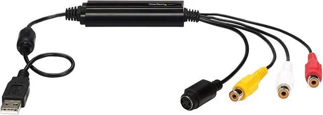 Alt view image 5 of 7 - com USB Video Capture Adapter Cable - S-Video/Composite to USB 2.0 SD Video Capture Device Cable - Twain Support - Analog to Digital Converter for Media Storage - Windows Only (SVID2USB232)