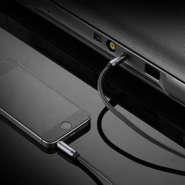 Alt view image 5 of 7 - Top Series 3.5mm AUX Cable Lossless Audio Gold-Plated Auxiliary Audio Cable Nylon Braided Male to Male Stereo Audio AUX Cord Car Headphones Phones Speakers Home Stereos (4 Feet /1.2 Meters)