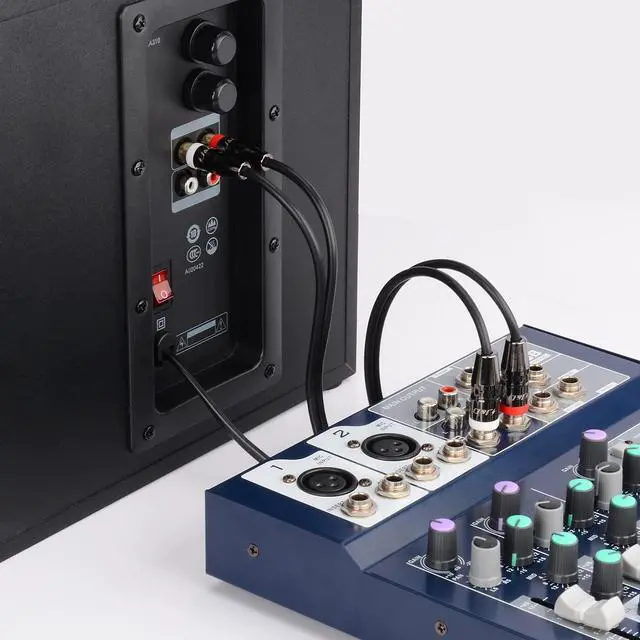 Alt view image 4 of 7 - Dual 1/4 inch TS to Dual RCA Cable Heavy Duty 1/4 Male to RCA Male Adapter Stereo Audio Interconnect Quarter inch Cable 9 Feet