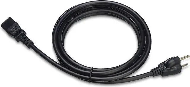 Alt view image 4 of 4 - Ama Basics Computer Monitor TV Replacement Power Cord - 10-Foot, Black, 5-Pack