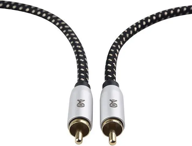 Alt view image 5 of 7 - 2-Pack Subwoofer Cable 6 ft Digital Coaxial Cable (Digital Audio Coaxial Cable and LFE Subwoofer Cable) - 1.8m / 6 Feet