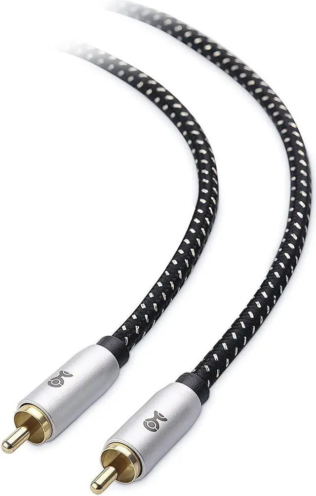 Alt view image 3 of 7 - 2-Pack Subwoofer Cable 6 ft Digital Coaxial Cable (Digital Audio Coaxial Cable and LFE Subwoofer Cable) - 1.8m / 6 Feet