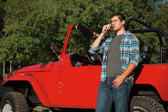 Alt view image 4 of 7 - CMX760 Bearcat Off Road Series Compact Mobile CB Radio, 40-Channel Operation, Ultra-Compact for Easy Mounting, Large 7-Color Backlit LCD Display on Mic with Built-in Speaker Mic, Black