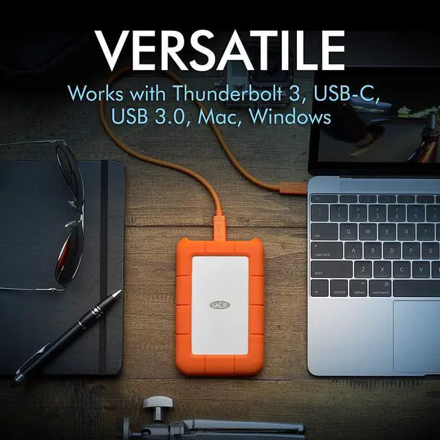 Alt view image 20 of 20 - Lacie STFR5000800  5TB Rugged USB 3.1 Gen 1 Type-C External Hard Drive
