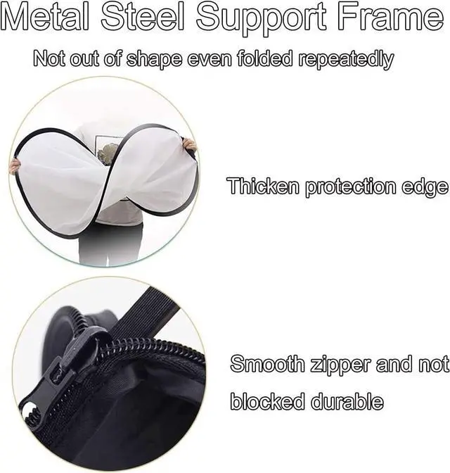 Alt view image 4 of 7 - Konseen Collapsible Photography Reflector 24x35inch (60x90cm) 5-in-1 Multi Light Diffuser Panel Studio Photo Portable Light Reflectors for Product Photography Accessories Props with Carrying Bag