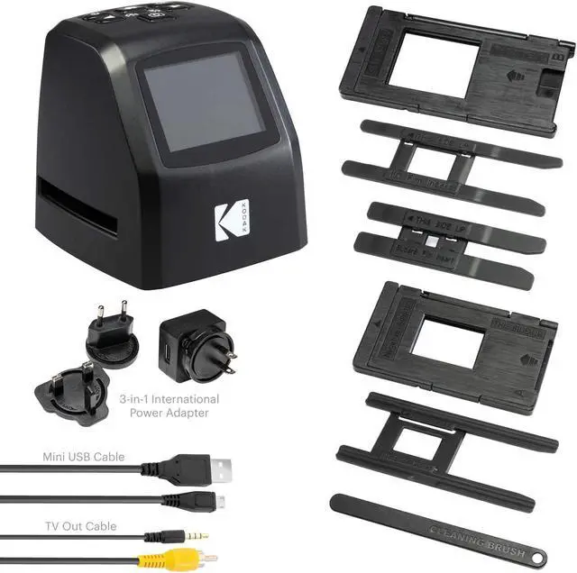 Alt view image 6 of 7 - KODAK Mini Digital Film & Slide Scanner  Converts 35mm, 126, 110, Super 8 & 8mm Film Negatives & Slides to 22 Megapixel JPEG Images  Includes - 2.4 LCD Screen  Easy Load Film Adapters