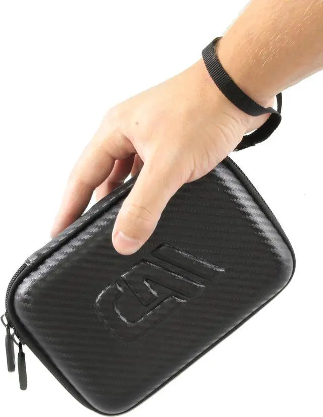 Alt view image 4 of 5 - CASEMATIX Lavalier Mic Case Compatible with Kimafun 2.4g Wireless Microphone and Accessories - Includes Hard Case Only