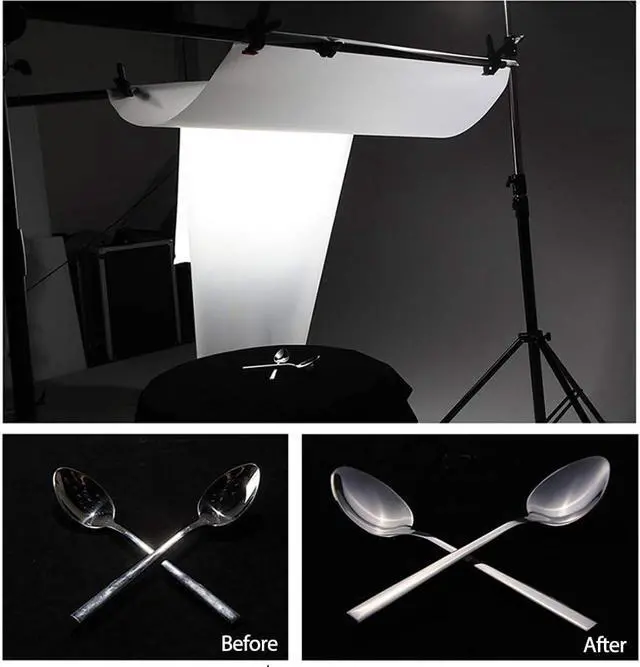 Alt view image 4 of 7 - Diffusion Film Filter Sheet 6 Packs Kit 15.7x19.6inches/ 40x50cm Lighting Gel Diffuser Roll Photography Video for Led Flash Strobe Light
