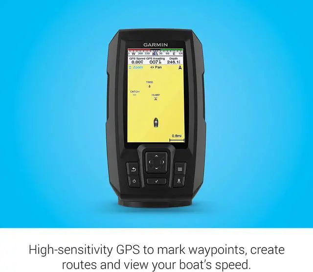 Alt view image 8 of 11 - GARMIN STRIKER VIVID 5CV 5 FISHFINDER GPS TRACK PLOTTER WITH GT20 NOT A CHART PLOTTER