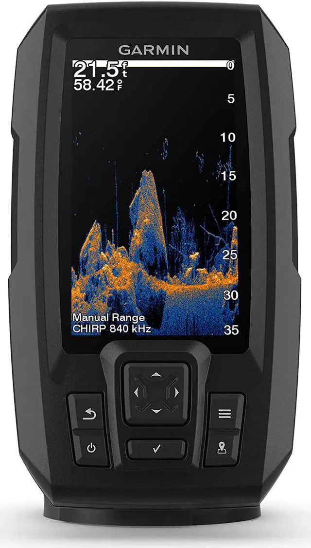 Alt view image 4 of 11 - GARMIN STRIKER VIVID 5CV 5 FISHFINDER GPS TRACK PLOTTER WITH GT20 NOT A CHART PLOTTER