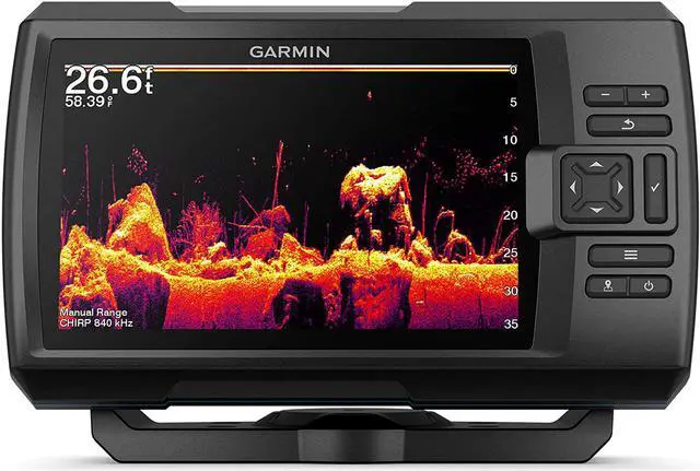 Alt view image 4 of 20 - GARMIN STRIKER VIVID 7CV 7 FISHFINDER GPS TRACK PLOTTER WITH GT20 NOT A CHART PLOTTER
