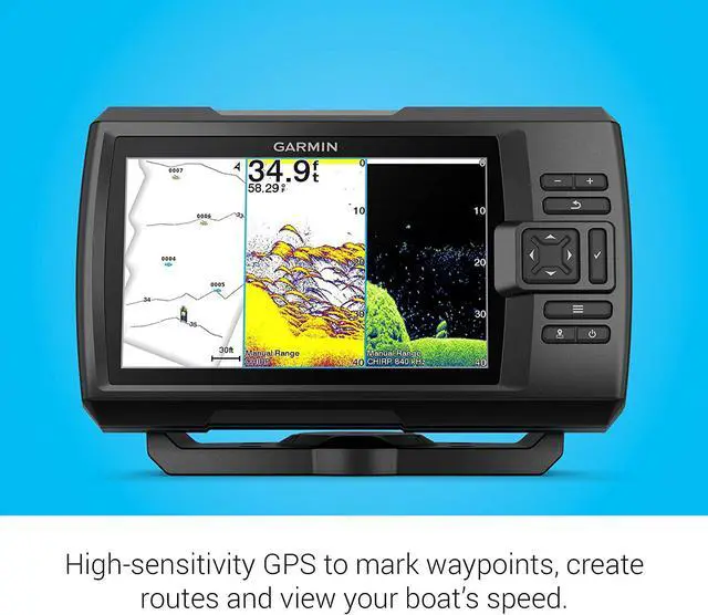 Alt view image 7 of 20 - GARMIN STRIKER VIVID 7CV 7 FISHFINDER GPS TRACK PLOTTER WITH GT20 NOT A CHART PLOTTER