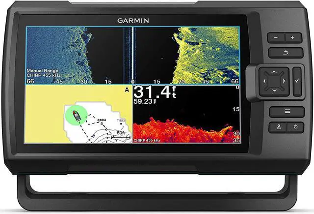 Alt view image 4 of 16 - GARMIN STRIKER VIVID 9SV 9 FISHFINDER GPS TRACK PLOTTER WITH GT52 NOT A CHART PLOTTER