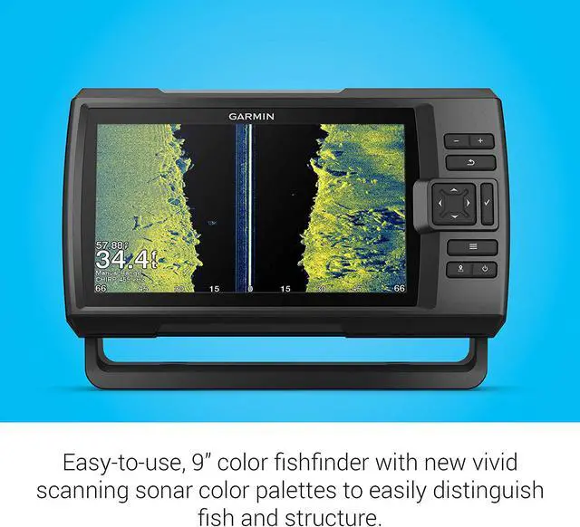 Alt view image 5 of 16 - GARMIN STRIKER VIVID 9SV 9 FISHFINDER GPS TRACK PLOTTER WITH GT52 NOT A CHART PLOTTER