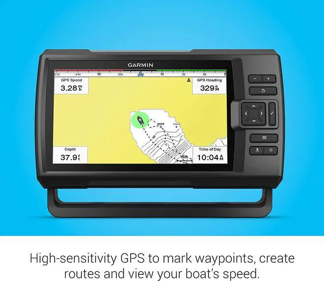 Alt view image 7 of 16 - GARMIN STRIKER VIVID 9SV 9 FISHFINDER GPS TRACK PLOTTER WITH GT52 NOT A CHART PLOTTER